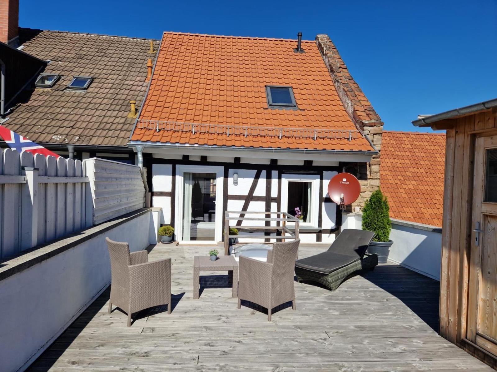 Ferienwohnung Zum Marktplatz ヴェルニゲローデ エクステリア 写真