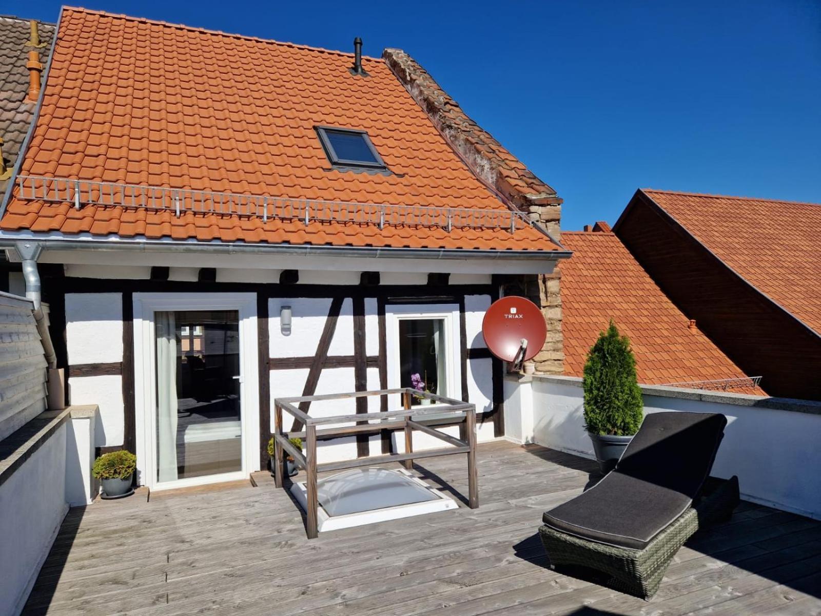 Ferienwohnung Zum Marktplatz ヴェルニゲローデ エクステリア 写真